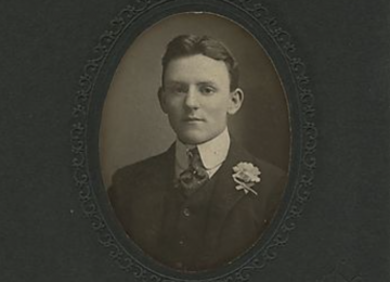 Portrait Of A Young Man With A Boutonniere