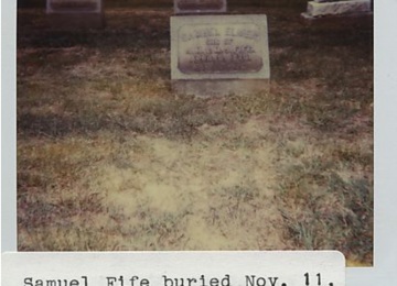 Fife Family Grave In Bethel Cemetery