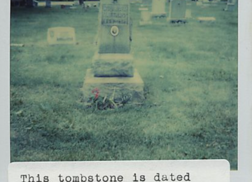 Tombstone From 1919 In Bethel Cemetery