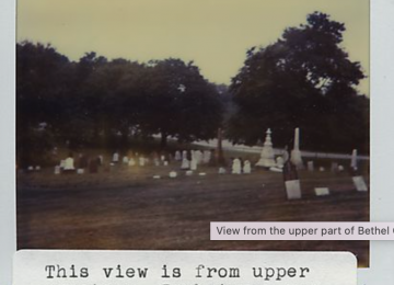 View From The Upper Part Of Bethel Cemetery