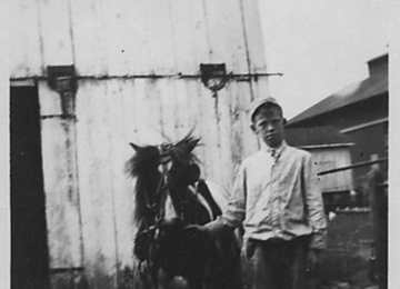 Alexander Or John Gilfillan With A Pony