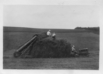 Loading Hay On The Gilfillan Farm