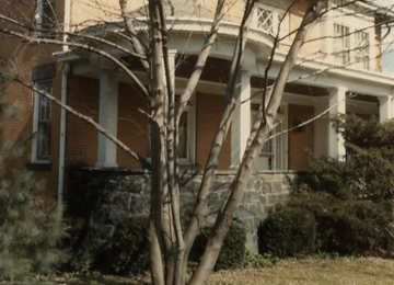 Porch at the Harry Boyce Home