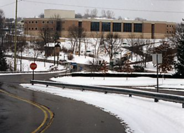 Upper St. Clair High School In Snow
